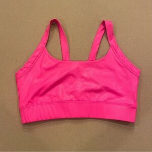 Carbon 38 Galaxy V-Back Sports Bra Pink Oil Slick Size Medium